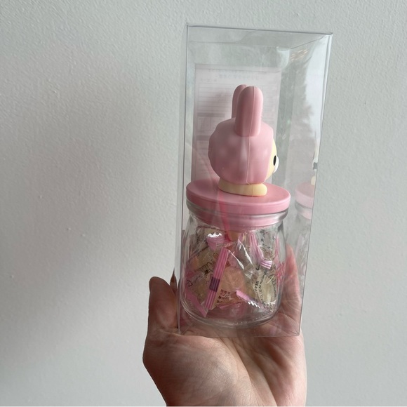 Rilakkuma Japanese relax bear Usagi Korilakkuma bunny candy jar Japan - Picture 7 of 9